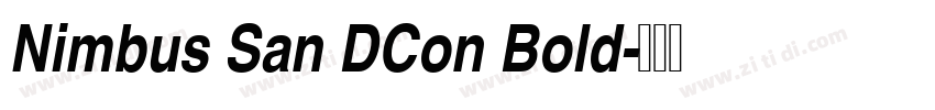Nimbus San DCon Bold字体转换 Nimbus San DCon Bold字体转换